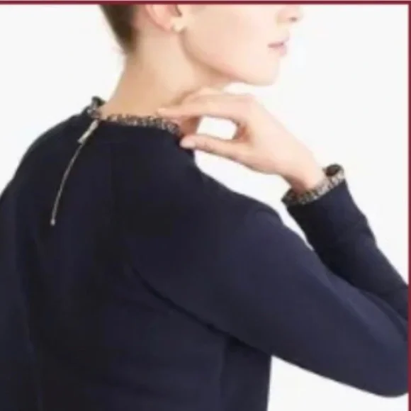 J. Crew Navy sweater new with tags - Picture 3 of 4